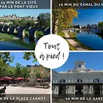 L'escapade - Parking Gratuit - Wifi - Climatisation - Proche Cite - Equipee * Каркассонн
