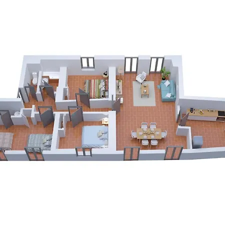 Appartement L'escapade - Parking Gratuit - Wifi - Climatisation - Proche Cité - Equipée